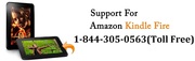 Get Amazon kindle fire support on Toll free 1-844-305-0563