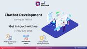 Chatbot Development Services starting from 799CA$